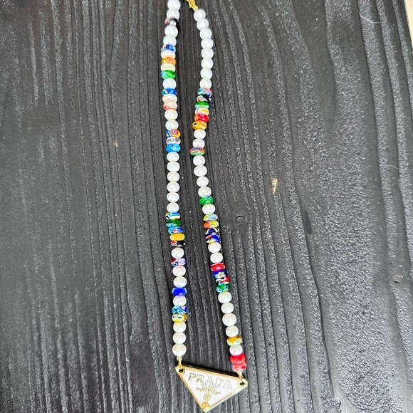 Upcycled Charm Necklace - Picture 4 of 5